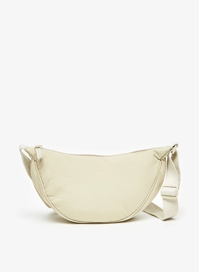 MISSY Women's Solid Shoulder Bag with Adjustable Strap