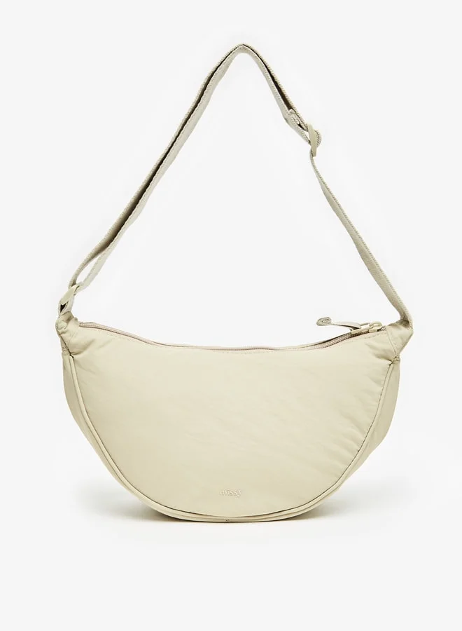 MISSY Women's Solid Shoulder Bag with Adjustable Strap