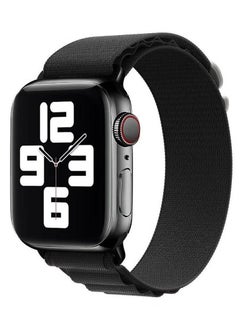 Apple Watch Band Alpine Loop Band 38Mm 40Mm 41Mm Women Men Adjustable With Metal G-Hook Strap For iWatch Series 7/SE/6/5/4/3/2/1 Black