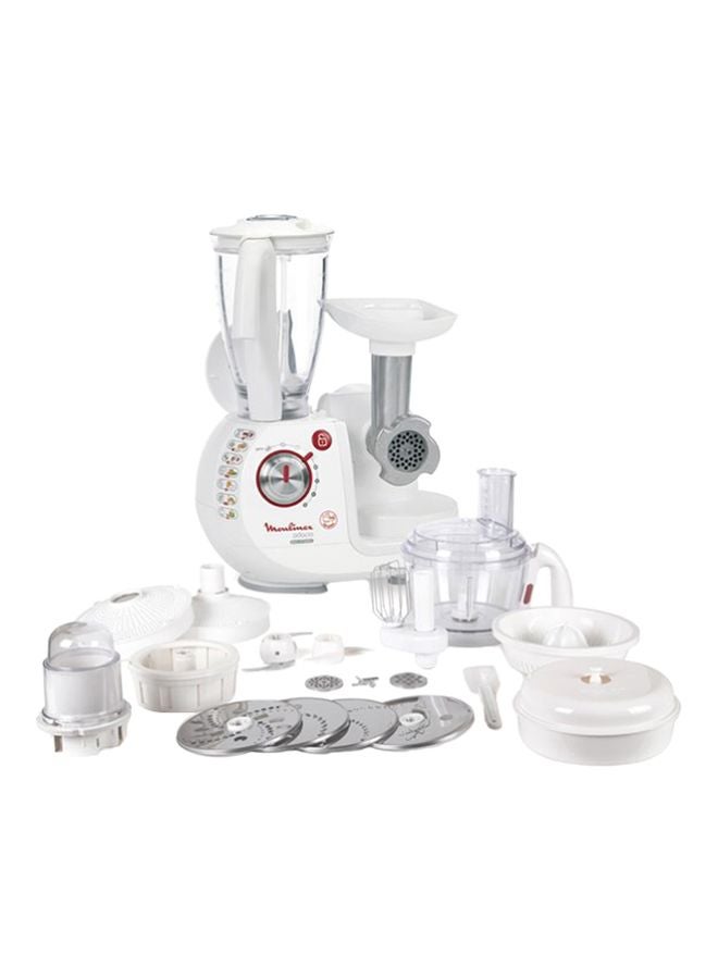 Moulinex Countertop Food Processor 1000W 1000 W FP7371 White - Image 1