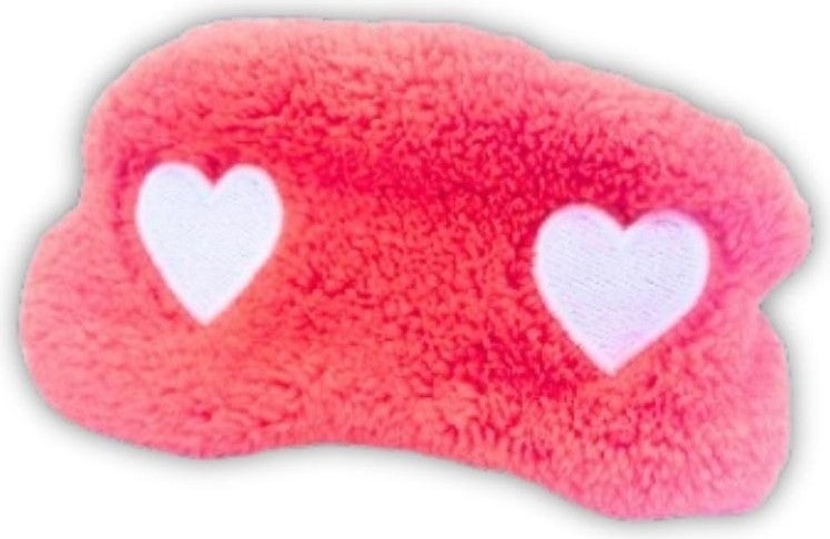 Vav Baby Baby Sleep Mask Red 2 Hearts - Image 2