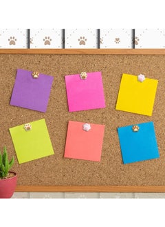 Excefore Push Pins 30 PCS Cute Cat Paw Decorative Cork Board Decorations Thumb Tacks (Elegant Colors)  - Image 4