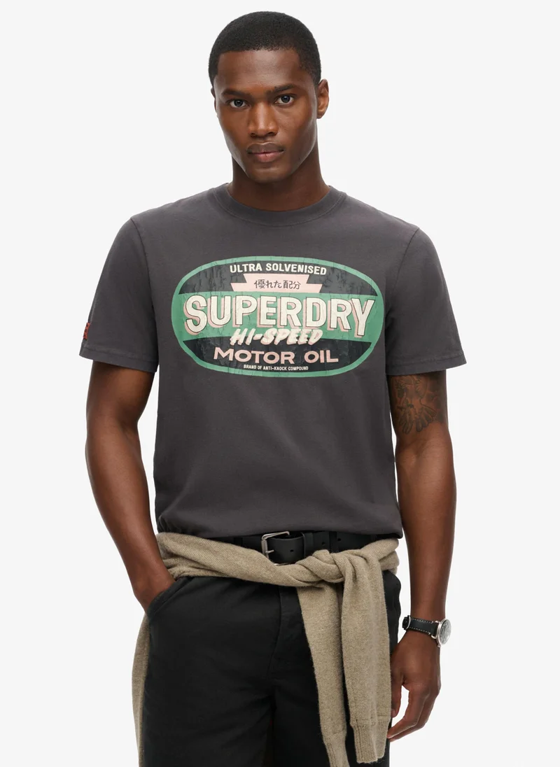 Superdry Workwear Gasoline Graphic Tee