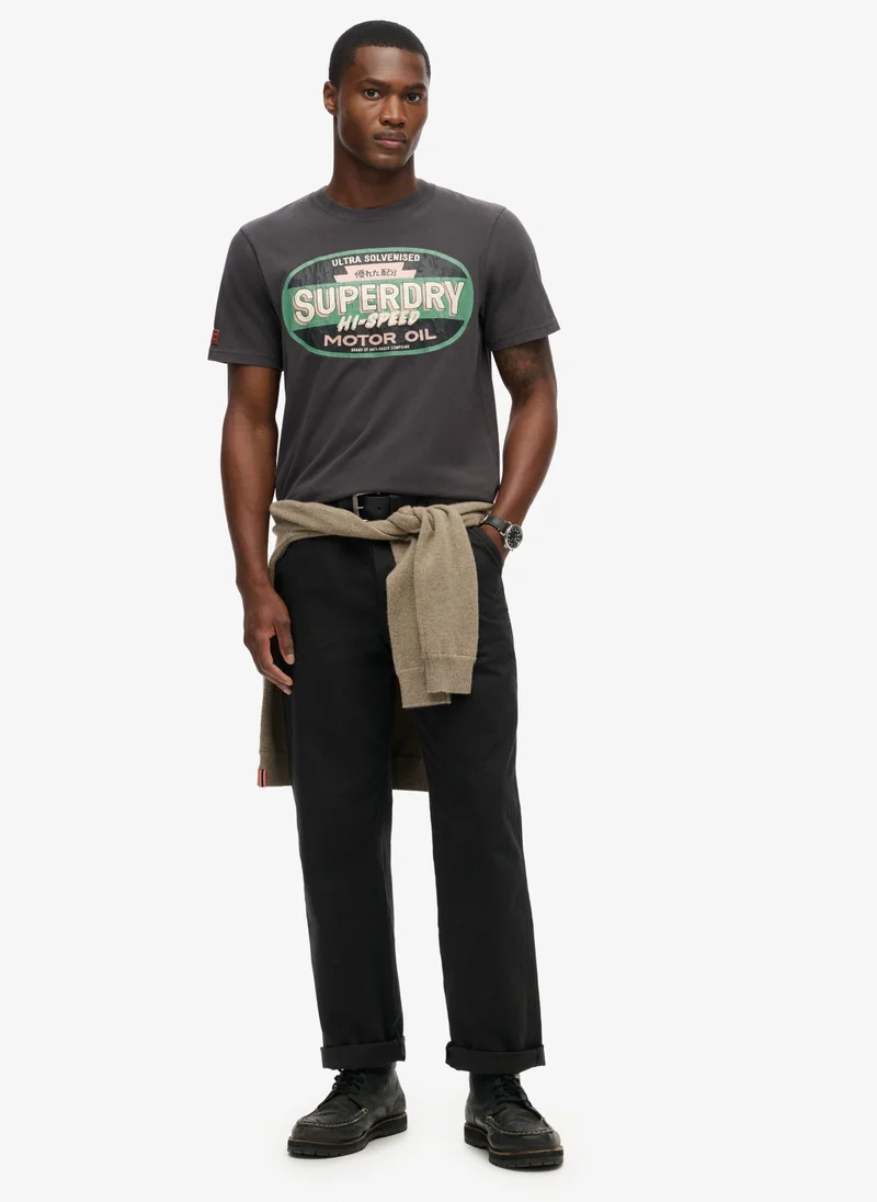 Superdry Workwear Gasoline Graphic Tee