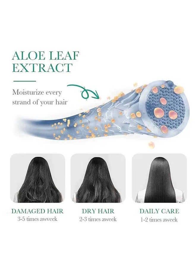 OceAura Aloe Vera Gel for Skin & Hair, Soothing Gel Moisturizer for Face and Body, Lightweight Non-Sticky Aloe Gel for Sunburn Relief and After Sun Care (100ml) - Image 2