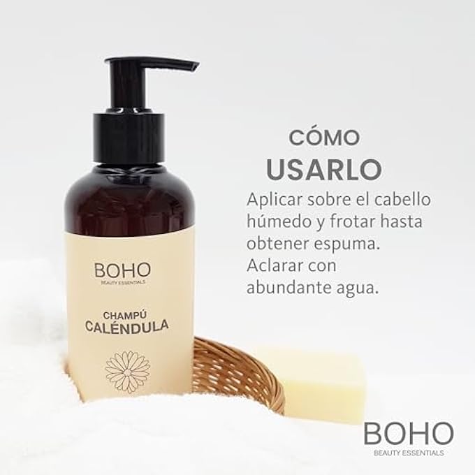 Boho CHAMPU CALENDULA ORGANIC 250 ML 400 ML - Image 3