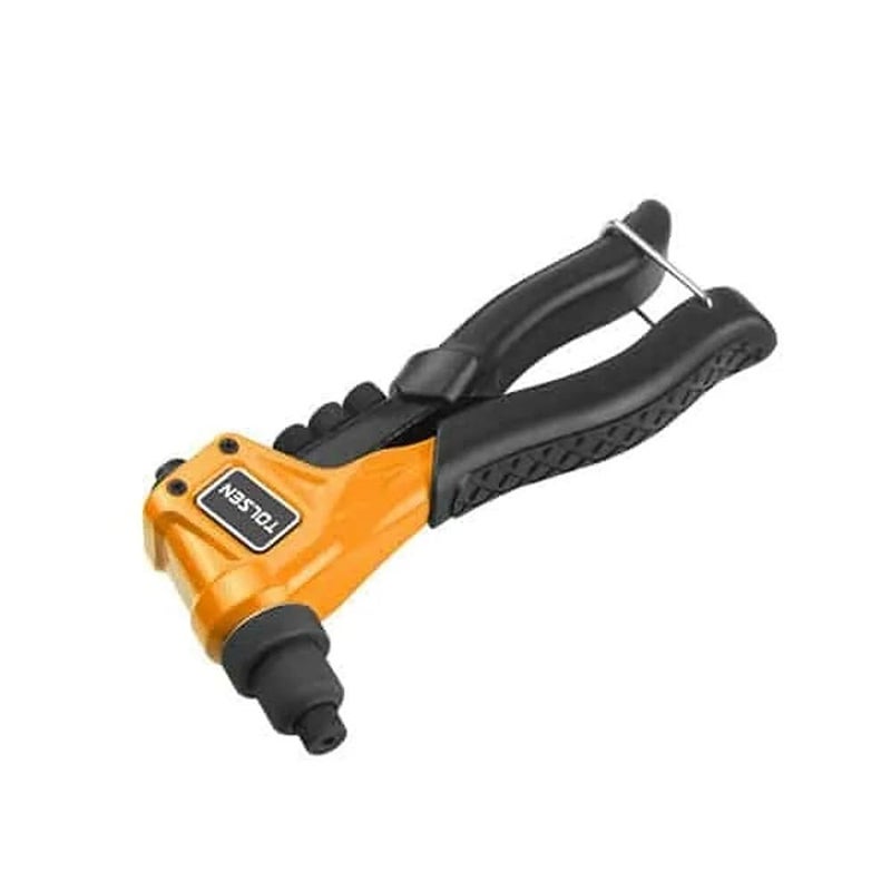 Tolsen Hand Riveter - Heavy Duty Hand Rivet Gun - 4 Nozzle Sizes Pop Rivet Tool - Image 2