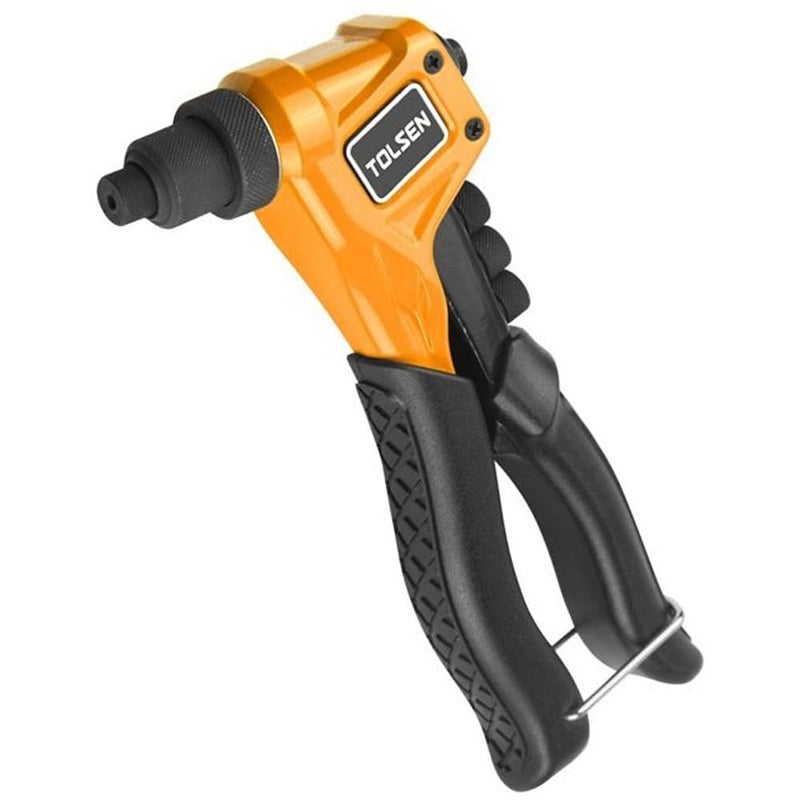 Tolsen Hand Riveter - Heavy Duty Hand Rivet Gun - 4 Nozzle Sizes Pop Rivet Tool - Image 1