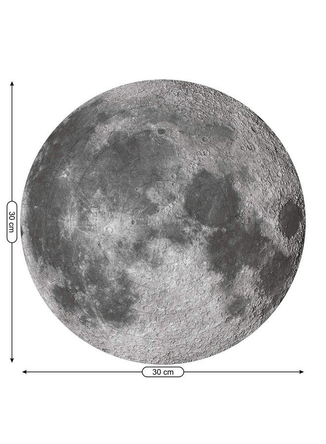 Webby Wooden Moon Jigsaw Puzzle, 60 Pcs, Multicolor - Image 4