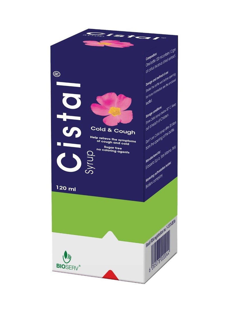 Bioserv Cistal Syrup Cough and Cold 100 ML - Image 1