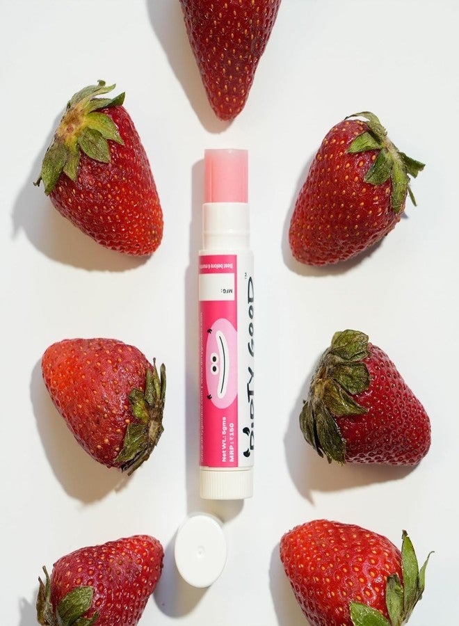 Dirty Good Kids Lip Balm Pack of 2 (5g Each) - Strawberry & Watermelon|Moisturising for Dry, Chapped Lips|Non-Sticky & Long Lasting | Shea Butter & Vitamin E | Preservative, Paraben & Phthalates Free - Image 3