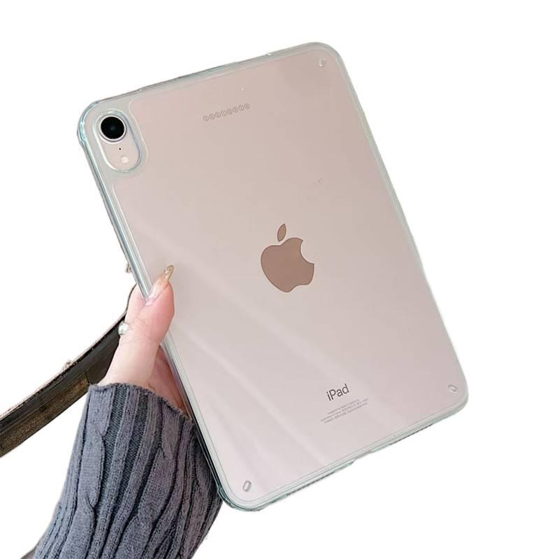 DGG Green Transparent Clear Back iPad Case for iPad Pro 11 / iPad 10.2 - Image 1