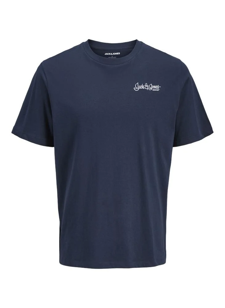 JACK & JONES Text Print Regular Fit T-Shirt