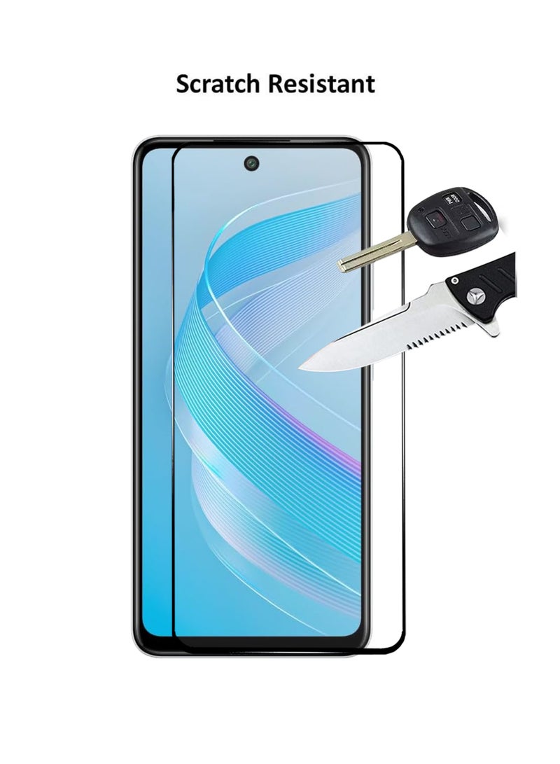 For Infinix Smart 8 Pro Screen Protector – Premium Edge to Edge Tempered Glass, High Transparency, Delicate Touch, Anti-Explosion, Smooth Arc Edges, Easy Installation - Image 3