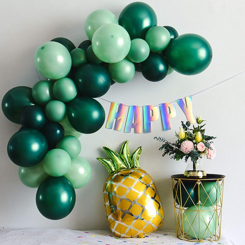Neo LOONS® 100 pcs 5" Pearl Emarald Green Premium Latex Balloons - Great for Kids, Adult Birthdays, Weddings, Receptions, Baby Showers, Water Fights, or Any Celebration - Image 4
