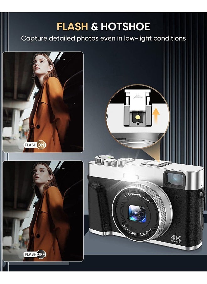 48 Million High-definition Digital Home Travel Photography Student Micro Single Camera With 32GB Memory Card