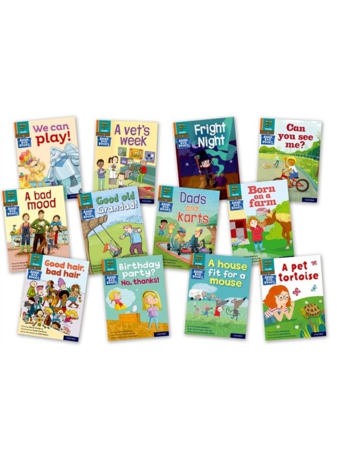 Read Write Inc Phonics Book Bag Books Orange Set 4 Book Bag Books Mixed Pack of 12 - Paperback