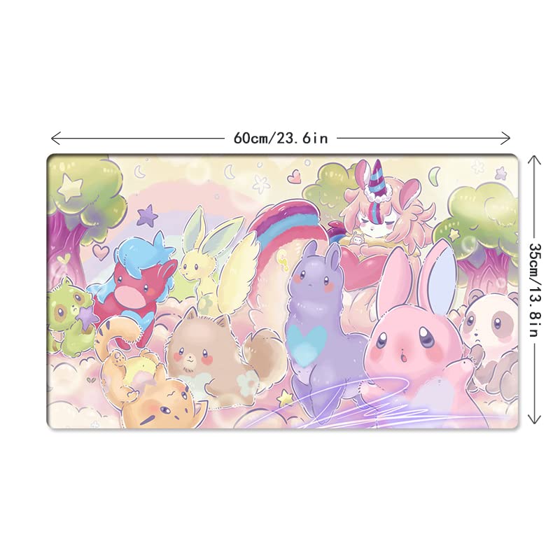 Mlikemat New Playmat Melffy TCG CCG Mat Custom Trading Card Game Mat + Free Bag (ZD014-729-K) - Image 5