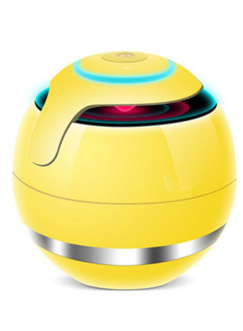 Multifunctional Portable Bluetooth Ball Speaker, yellow - Image 1