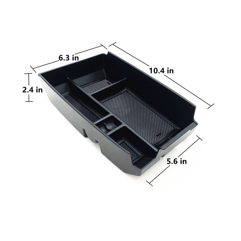 JOJOMARK Compatible with Ford Escape 2020 2021 2022 2023 2024 2025, Bronco Sport 2021-2023 2024 2025 Accessories Center Console Tray Organizer, Armrest Secondary Storage Box - Image 3