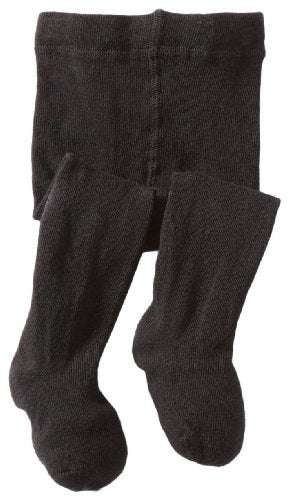 Jefferies Socks Baby-girls Infant Seamless Organic Cotton Tights, Black, 6-18 Months - Image 5