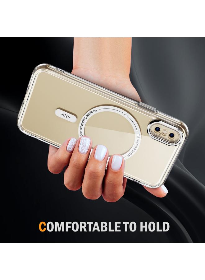 اس-توب جراب لهاتف iPhone X / XS Airbag Magsafe PC Hybrid TPU - Image 3