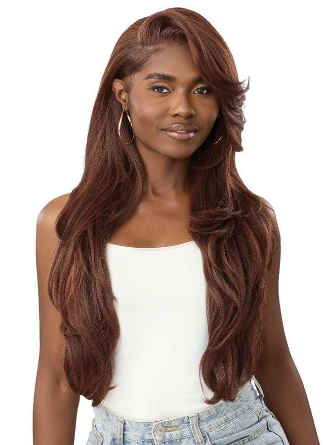 Outre Lace Front Wig - Perfect Hair Line 13X6 - OnVybes - OnVybe 9 (DARK BROWN 2) - Image 4