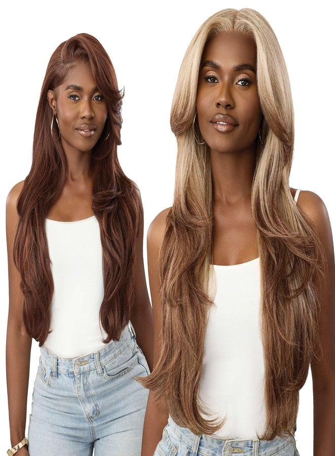Outre Lace Front Wig - Perfect Hair Line 13X6 - OnVybes - OnVybe 9 (DARK BROWN 2) - Image 1