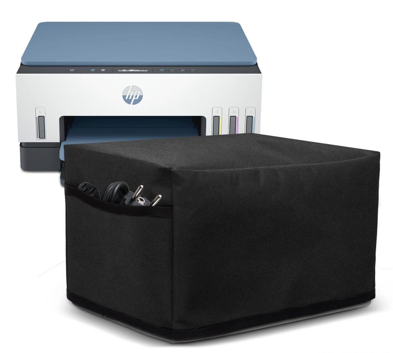Crasome Dust & Water Proof Printer Cover for HP Smart Tank All-in-One 670 / 675 (Black) - Image 1