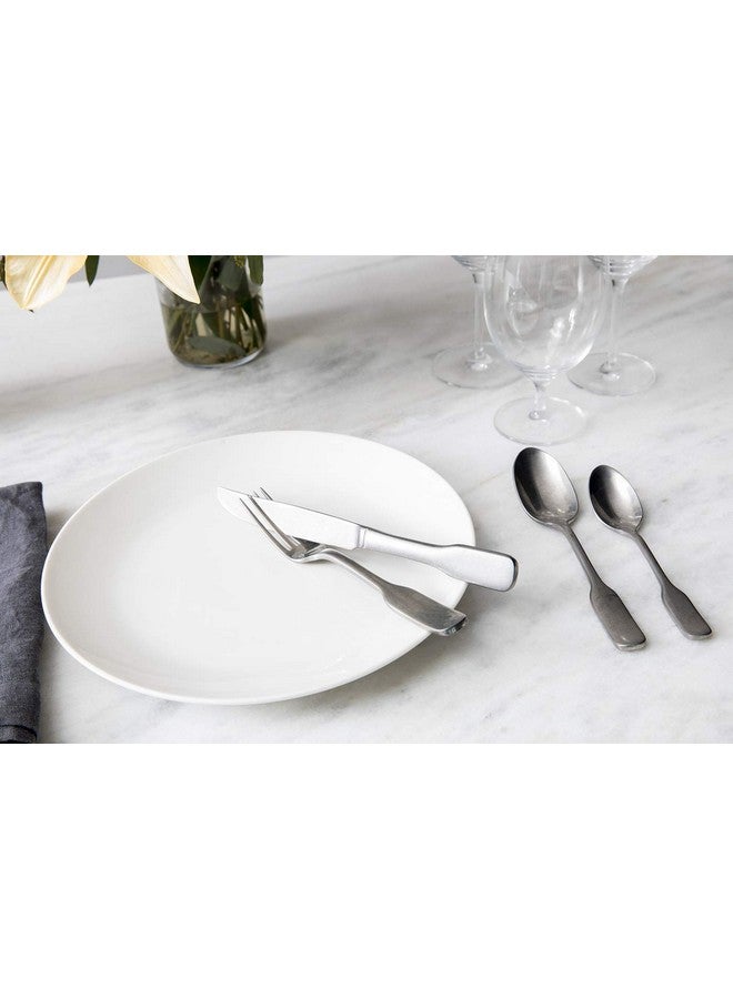 Fortessa Fortessa Ashton Antiqued Flatware 5 Piece Place Setting, Stainless Steel  - Image 3