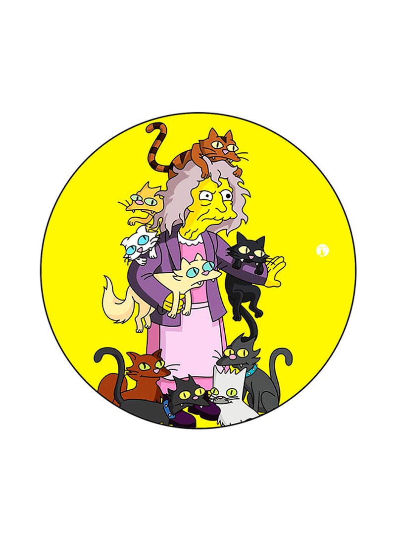 RKN Simpsons Print Mouse Pad Multicolour
