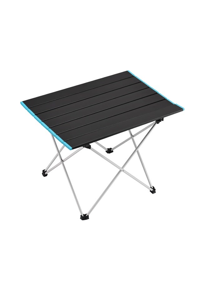 LAWAZIM Medium Folding Camping Table - 56x40x40cm, 1.2kg - Portable Lightweight Outdoor Table with Roll Up Tabletop and Carry Bag, Foldable Side Table for Picnic, Beach, BBQ, Hiking, and Fishing - Image 5