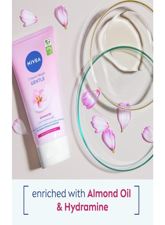 Nivea Daily Essentials Gentle Cleansing Cream Wash for Dry & Sensitive Skin (150ml) by Nivea - Image 3
