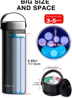 Leng Ke Diabetes Insulin Pen and Supplies Travel Case with TSA Approved Ice Pack,Portable Medication Cooler Bag for Diabetic Organizing, Insulina Medication Cooler   Bottle Diabetes Storage Vial  - Image 2