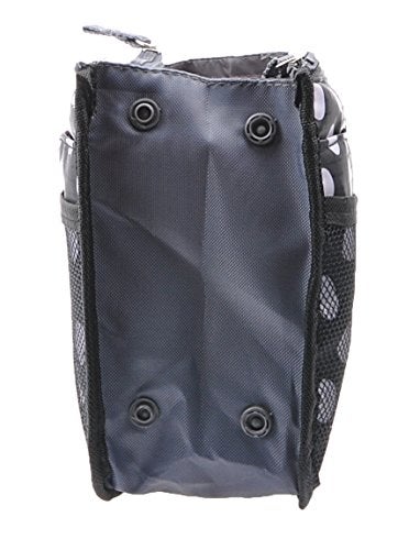 Vercord Purse Organizer Insert for Handbags Bag Organizers Inside Tote Pocketbook Women Nurse Nylon 13 Pockets Black Dot Small - Image 4