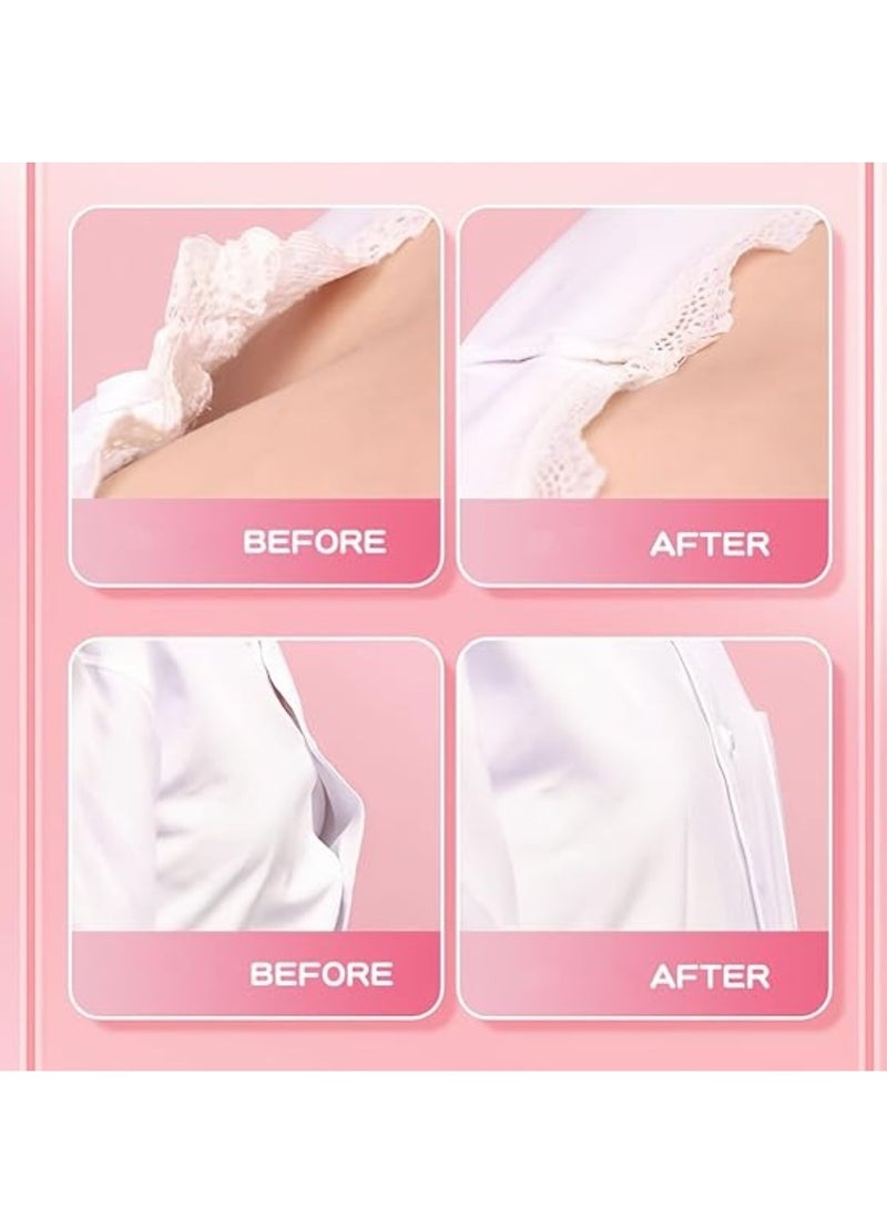 جيكومو 2 قطعة شريط لاصق شفاف للملابس والجلد ، شريط تثبيت غير مرئي مع طوق منخفض ، مادة لاصقة سائلة مضادة للانزلاق ، سهلة الاستخدام والإزالة ، متينة ، قابلة للتنفس ، واضحة ، 10 جم * 2 - Image 5