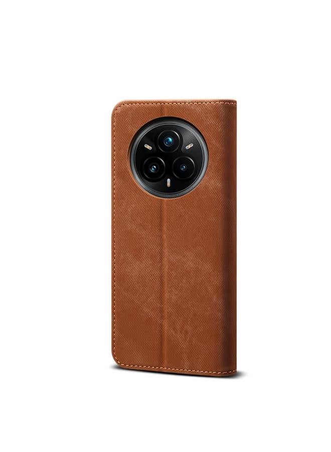 S-TOP Case For Realme 14 Pro+ Global Denim Texture Casual Style Horizontal Flip Leather Case - Image 3