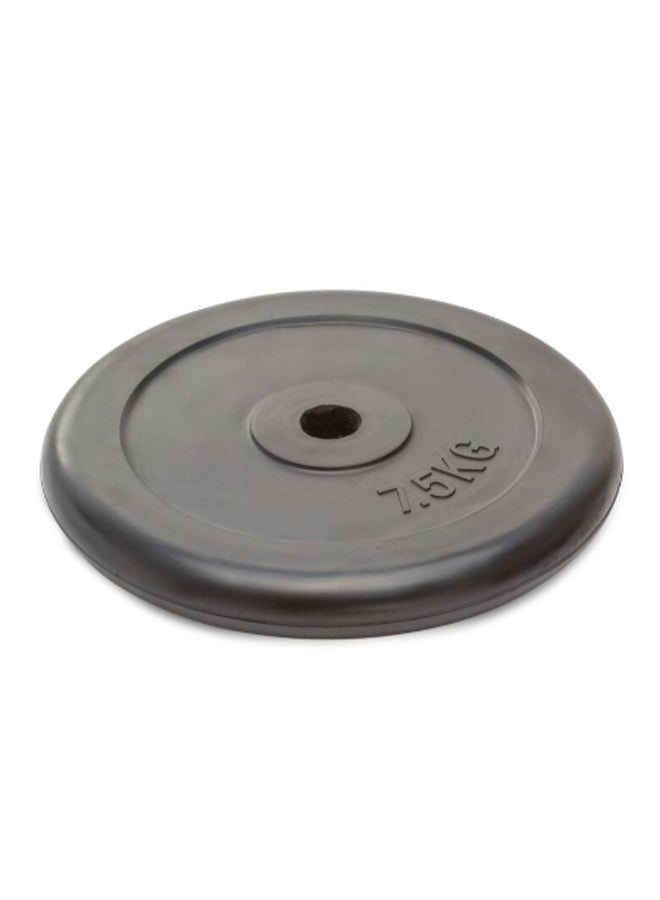 Durable Home Workout Rubber Plates Black 7.5 kg BW-402D-7.5KG-V