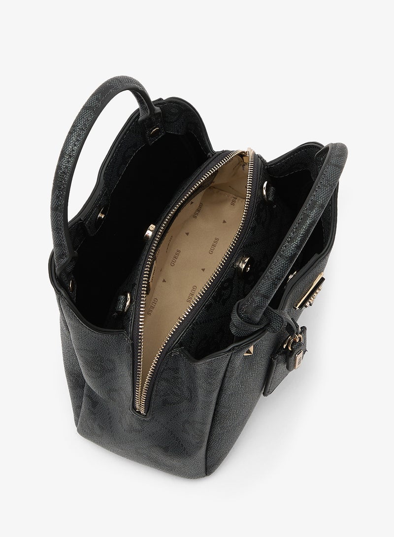 GUESS Meridian II Small Girlfriend Satchel Bag - Image 4