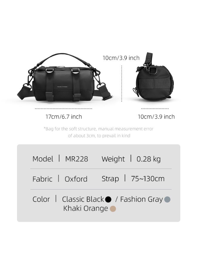Mark Ryden MR-228 Black Mini Crossbody and Clutch Bag – Lightweight Splash-Proof Organizer with Mesh Pockets and Detachable Strap – Light Line Series Compact Travel Pouch - Image 3