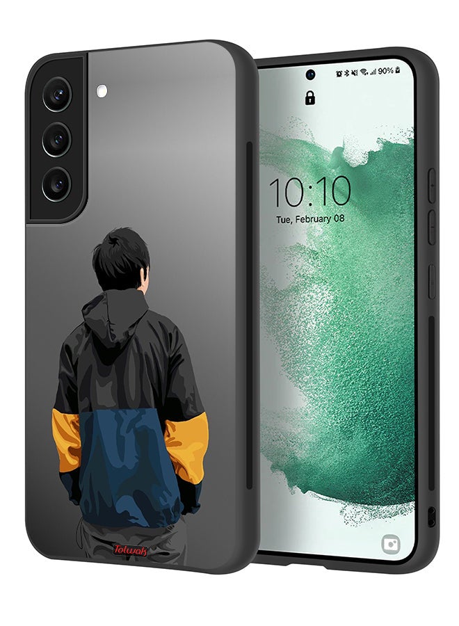 Tolwak Samsung Galaxy S22 5G Protective Case Cover Boy Portrait Art - Image 1