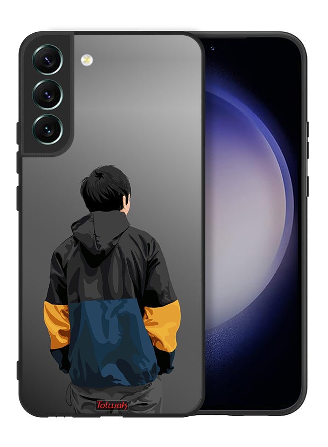 Tolwak Samsung Galaxy S22 5G Protective Case Cover Boy Portrait Art - Image 2