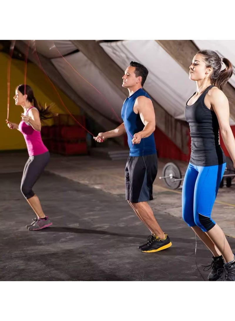 SportQ High Speed Jump Rope, Premium Quality Jump Rope with Adjustable Self-Locking and Anti-Slip Aluminum Handle, for Fitness, Workout, Boxing, Weight Loss - Image 5