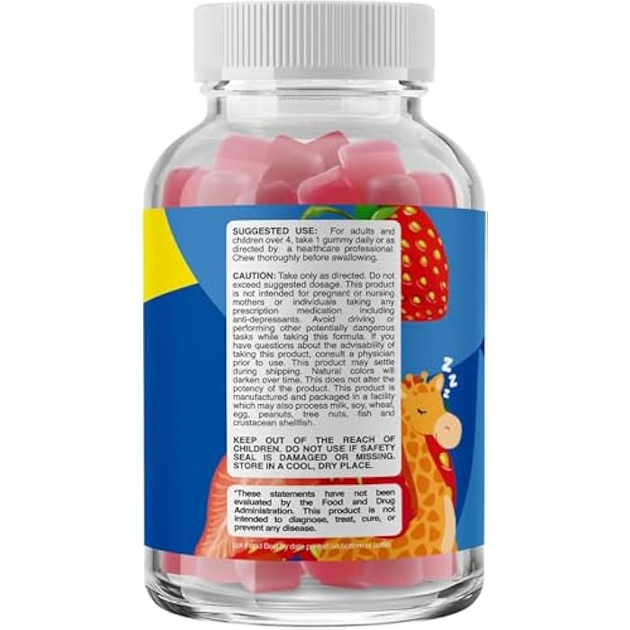 Phytoral Kids Melatonin 1mg Gummy Vitamins - Pure Melatonin Gummies for Kids and Mood Support - Children’s Vitamins Gummy for Deep Sleep Supplement Gummies 1mg - 60 Count - Image 2