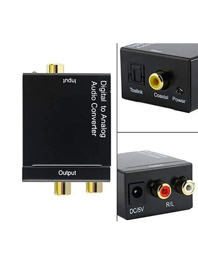 V310 Digital Optical Coax Toslink to Analog Audio Converter - Image 3