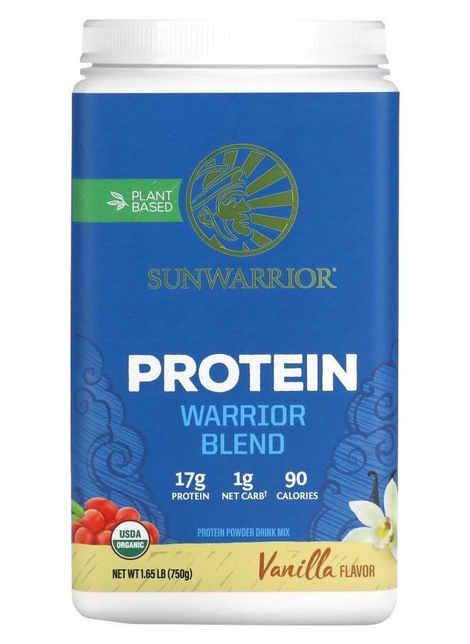 Sunwarrior Warrior Blend Protein Vanilla 1.65 lb (750 g) 