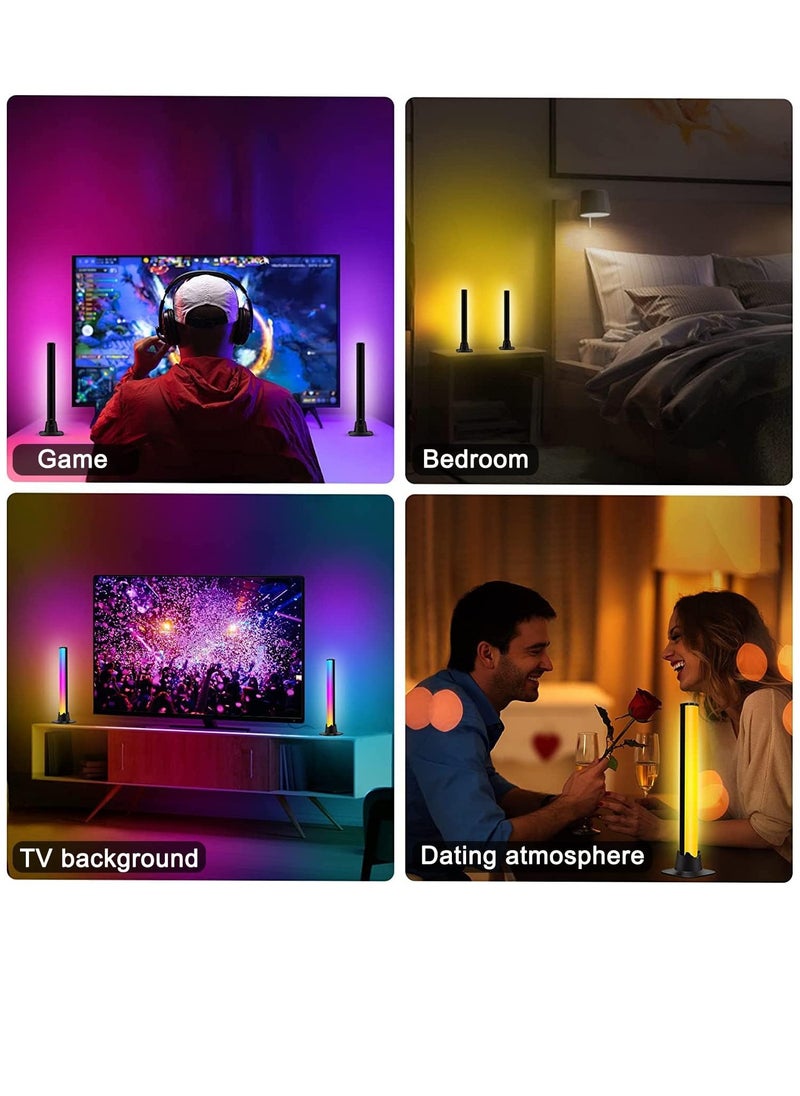 Necomi - 2 Sticks Smart LED Light Bars, RGB Gaming Lights, Sync with Music,Video,Game , APP Remote Voice Control - Image 1
