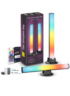2 Sticks Smart LED Light Bars, RGB Gaming Lights, Sync with Music,Video,Game , APP Remote Voice Control
