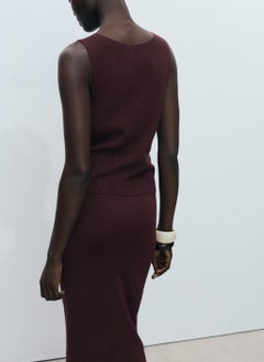 MANGO Fine Ribbed Knit Top  - Image 2