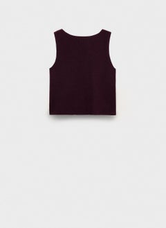 MANGO Fine Ribbed Knit Top  - Image 5